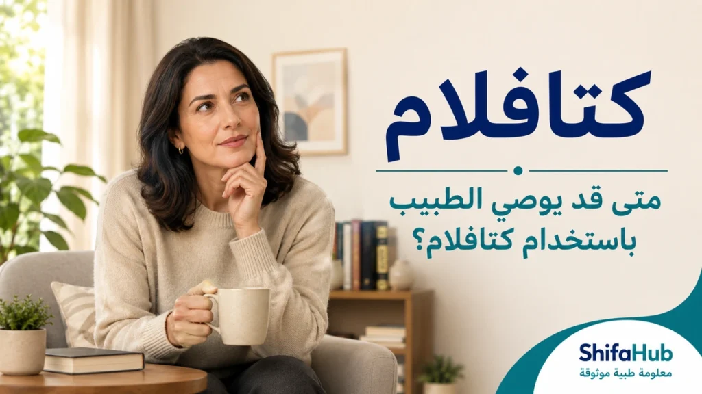 كتافلام لتخفيف الألم وتقليل الالتهابات وخفض الحرارة