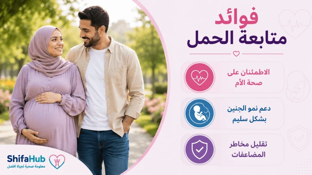 فوائد متابعة الحمل