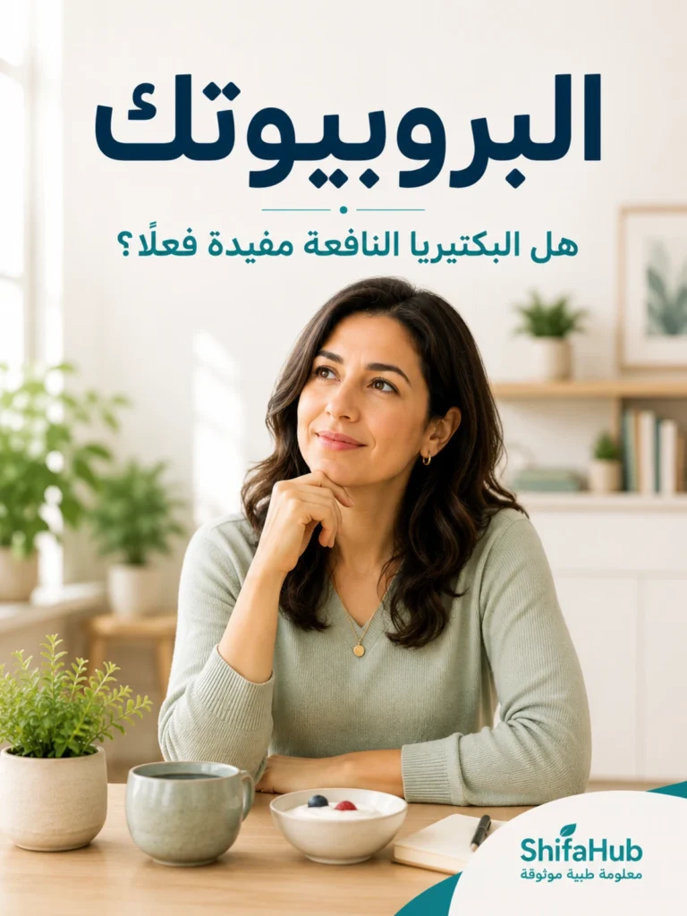 البروبيوتك يساعد على دعم التوازن الطبيعي للميكروبيوم المعوي