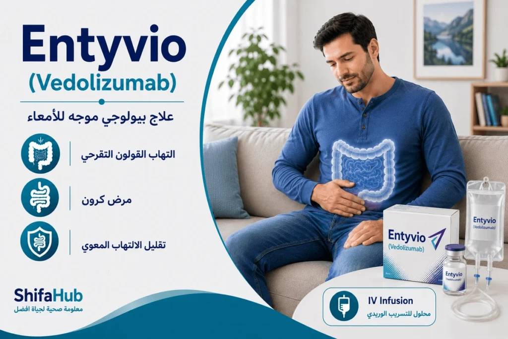 فيدوليزوماب لعلاج التهاب القولون التقرحي وكرون