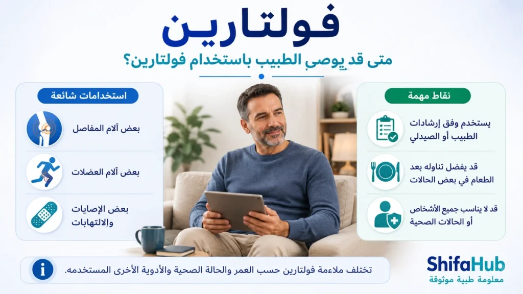 استخدامات فولتارين