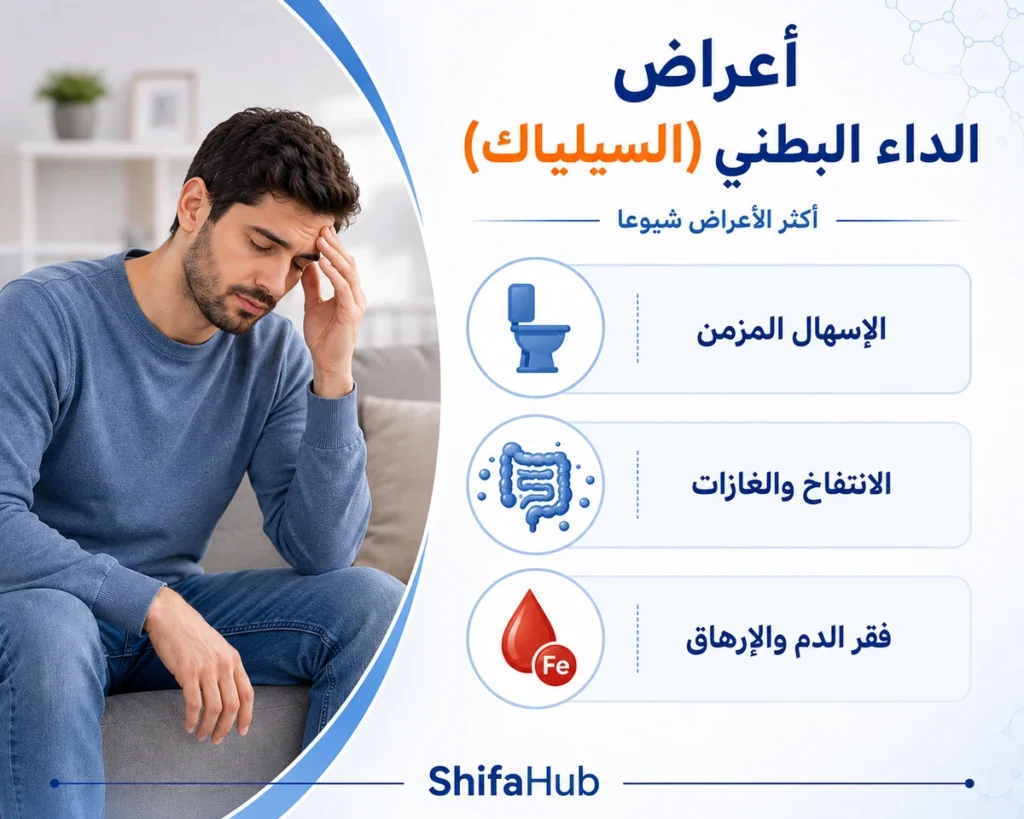 أعراض الداء البطني (السيلياك)
