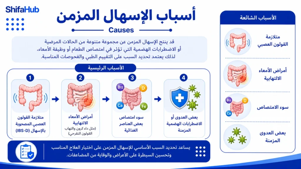 أسباب الإسهال المزمن
