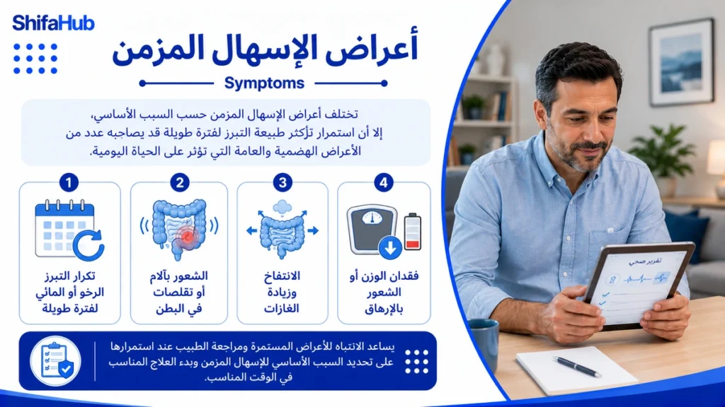 أعراض الإسهال المزمن