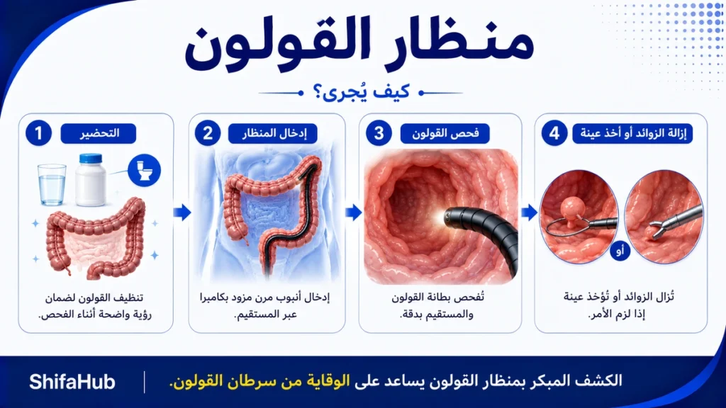كيف يجرى منظار القولون؟