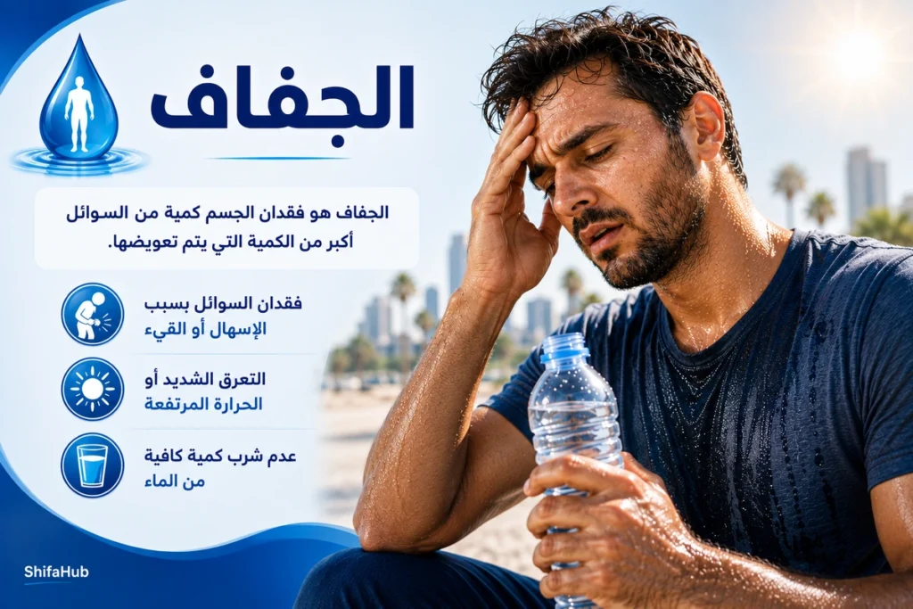 أعراض الجفاف ونقص السوائل في الجسم وطرق العلاج والوقاية