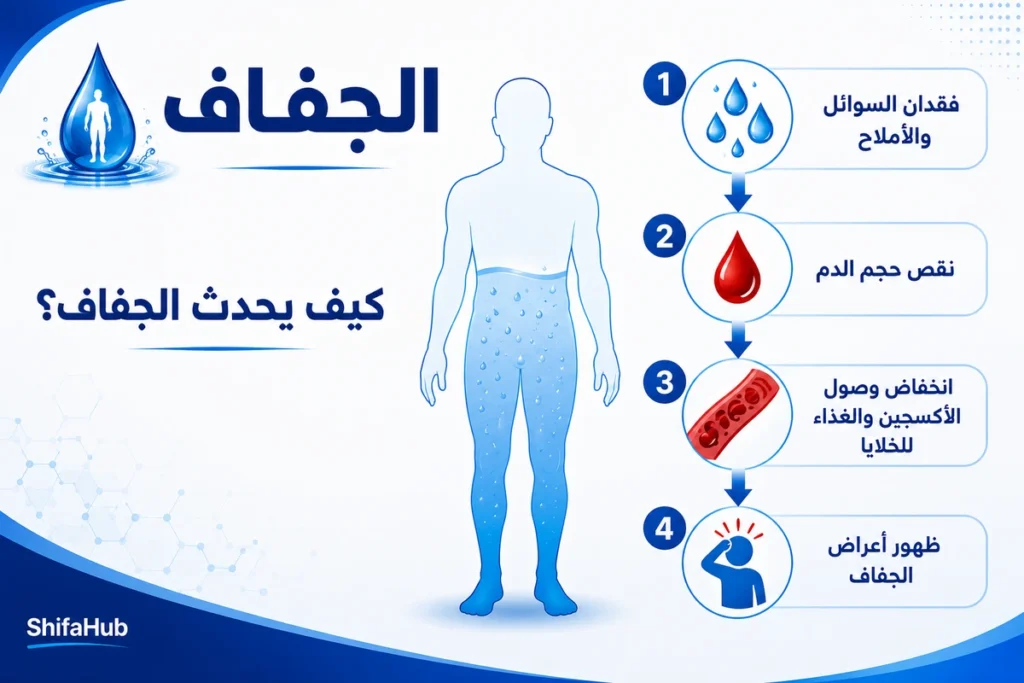 كيف يحدث الجفاف؟
