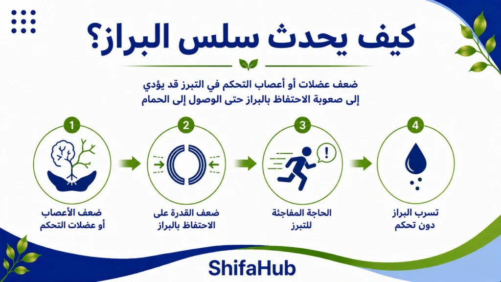 كيف يحدث سلس البراز؟