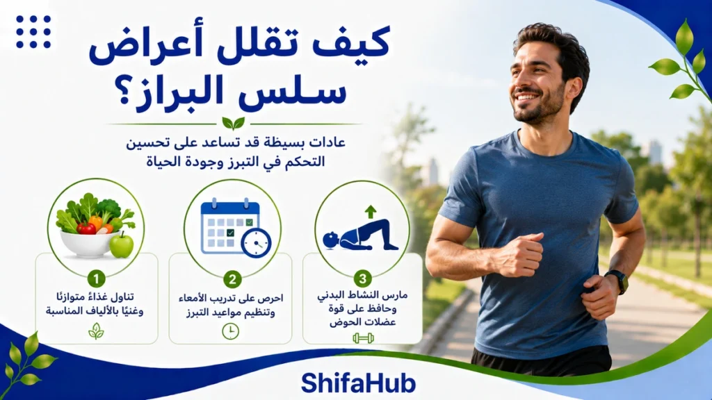 كيف تقلل أعراض سلس البراز؟
