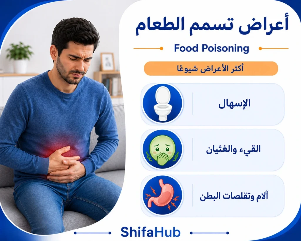 أعراض تسمم الطعام