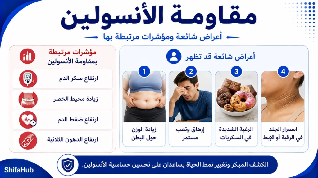 أعراض مقاومة الأنسولين