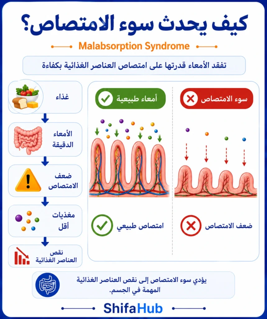 كيف يحدث الامتصاص؟