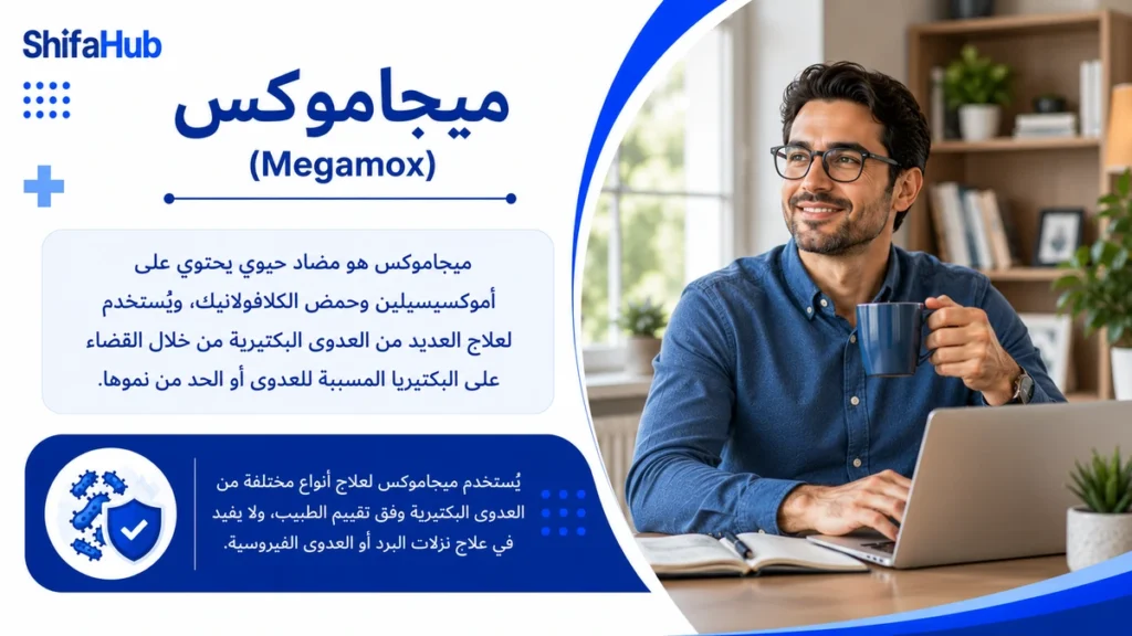 ميجاموكس لعلاج أنواع مختلفة من العدوى البكتيرية