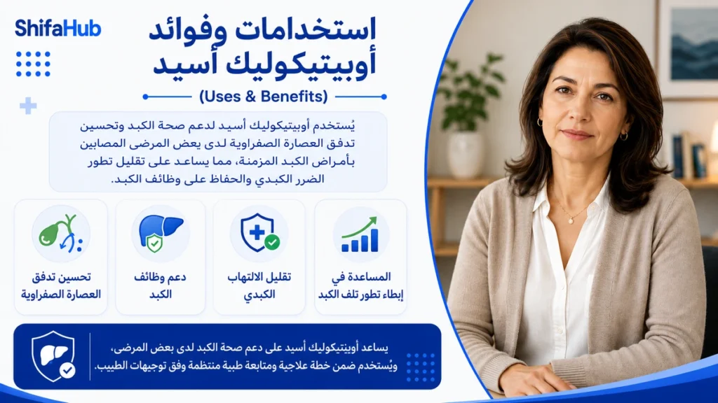 إستخدامات وفوائد أوبيتيكوليك أسيد