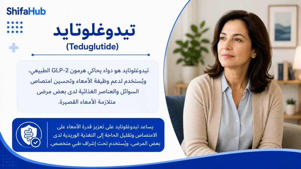 تيدوغلوتايد لعلاج متلازمة الأمعاء القصيرة