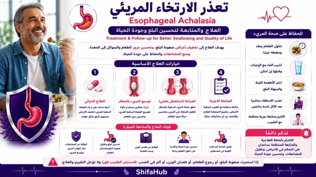 علاج تعذر الارتخاء المريئي
