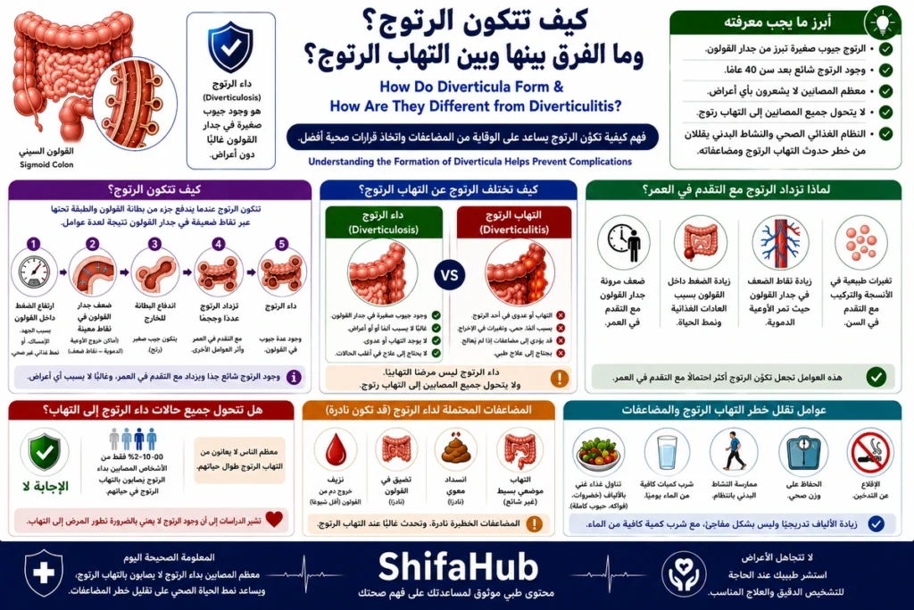 كيف تتكون الرتوج؟ وما الفرق بينها وبين التهاب الرتوج؟