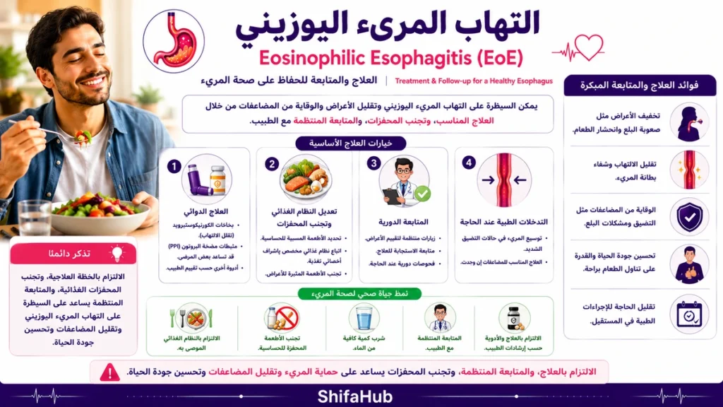 كبف يؤثر التهاب المريء اليوزيني؟