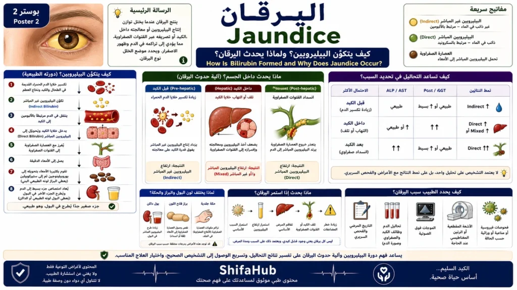 كيف يتكون البيليروبين؟ ولماذا يحدث اليرقان؟